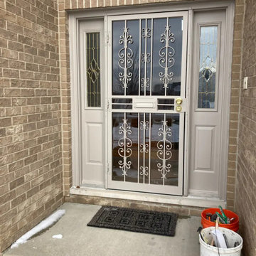 Entry Door Conversion Into Double Steel Door System