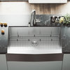 VIGO All-In-One 36" Bedford Stainless Steel Farmhouse Kitchen Sink Set