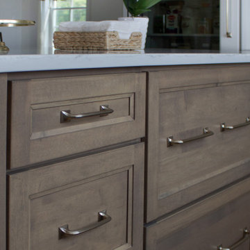 Walnut Kitchen Island