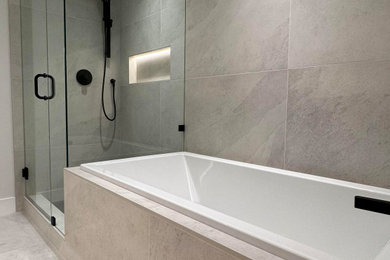 Inspiration for a modern bathroom remodel in Vancouver