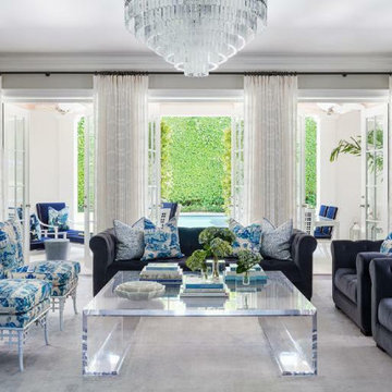 Modern Clear Lucite & Acrylic Coffee Tables