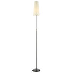 Arnsberg - Attendorn, Bronze - The Attendorn Floor Lamp combines function and beauty.  This adjustable height Lamp features a sleek shade which completes its aesthetic styling.  Satin Nickel, Satin Brass and Bronze Finishes.  Arnsberg offers meticulous German engineering to beautify your home. Plug in. Requires 1 E26 (60W) Bulb, not included. Comes with a narrow shade, additional wider shade available for purchase.