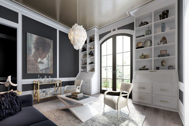 Transitional home office photo in New York