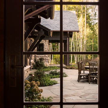 Lakeside Stone Manor House