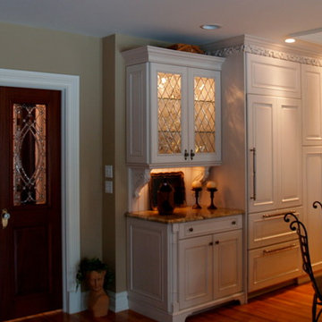 Large leaded glass windows