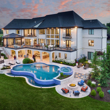 Lakeview Retreat, Pool, and Patio.
