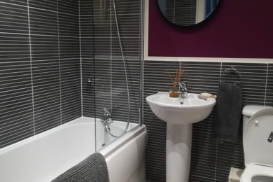 Inspiration for a modern bathroom in Manchester.