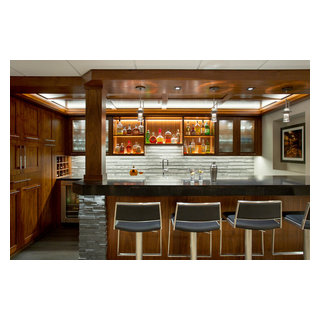 Wellesley Remodel - Transitional - Home Bar - Boston - by Carby's ...