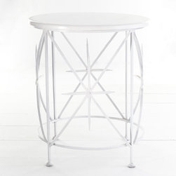 Mid-Century Starlight Table - White - Side Tables And End Tables