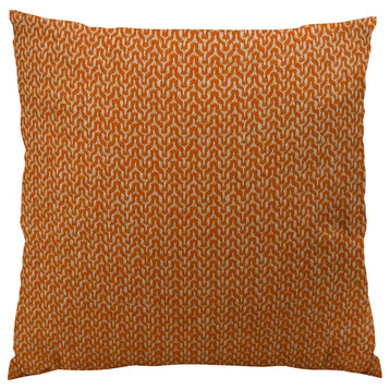 Plutus Lone Oak Cayenne Handmade Throw Pillow, Double Sided, 12x25