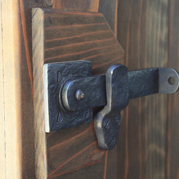 Dark Bronze Lockable 5" Flip Latch