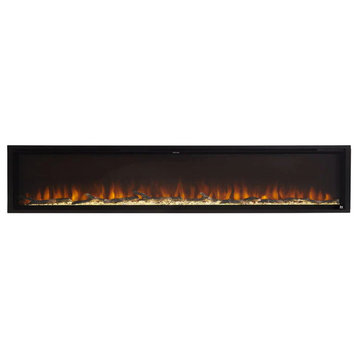 Touchstone Sideline Elite 100″ Recessed Linear Electric Fireplace 80044