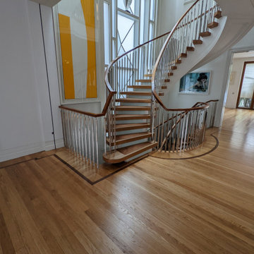 Full Restoration of Art Deco Oak and Walnut Floor | W2 Hyde Park Square