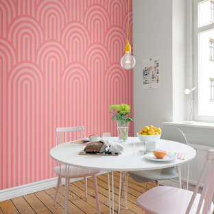 Inspiration pour une salle à manger minimaliste.