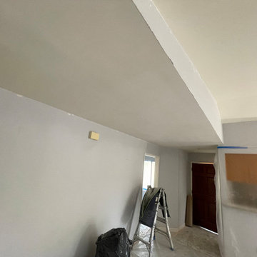 Condo Facelift, paint, smooth ceiling, can lights
