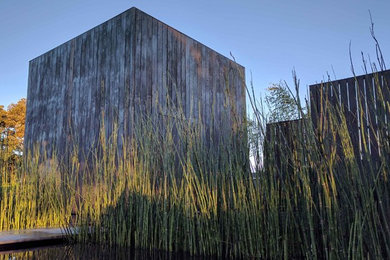 Inspiration for a contemporary garden in Cheshire.