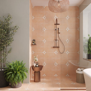 Sultana Stella Terracotta Porcelain Tile 18x18