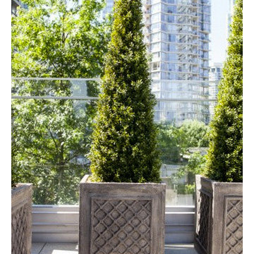 Artificial Boxwood Topiary Patio Decor