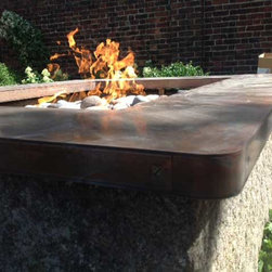 Fire Pit with CROSSFIRE&trade; Brass Burner - Fire Pits