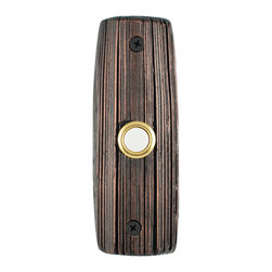 Hawk Hill Hardware - Yucca Doorbell, Handmade Luxury Hardware, Bronze - Doorbells And Chimes