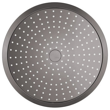 BathSelect 20" Oil Rubbed Bronze Round Color Changing LED Rain Shower Head