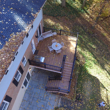 Zuri Deck (Walnut) With Timbertech Radiance Rail