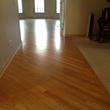Wood floors installed on 45 degree angle