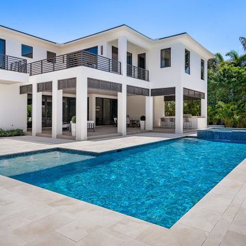 Boca Raton Waterfront Home | 6 Bed/7.2 Bath/12,000+ Sq Ft by Interiors by Brown