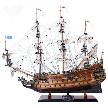 Soleil Royal Medium Museum-quality Fully Assembled Wooden Model Ship