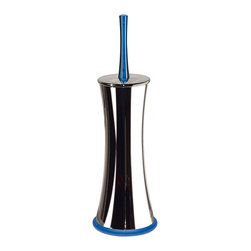 WS Bath Collections Pepe 5366B Toilet Brush Holder in Blue - Toilet Brushes & Holders