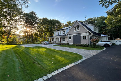 Elegant home design photo in Boston