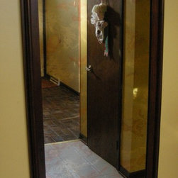 Dark Oak Framed Antiqued Mirror - Products