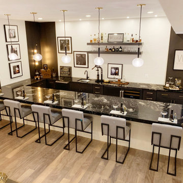 Titanium Granite in Model Home