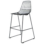Bend Goods - The Stacking Lucy Bar Stool, Black, 44" - Just like its dining height predecessor, the Stacking Lucy Bar Stool stacks neatly for a compact storage solution. Up to four stools can stack atop one another whenever more floor space is needed for an ever evolving look and function.