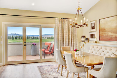 Dining room - mid-sized transitional dining room idea in Other