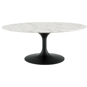 Halstead Coffee Table - Black White, Small