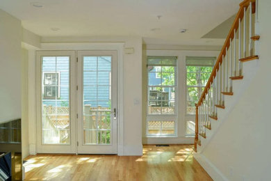 Inspiration for a contemporary home design remodel in Boston