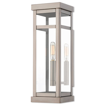 Livex Lighting 1 Light Outdoor Wall Lantern With Vintage Pewter Finish 20703-91