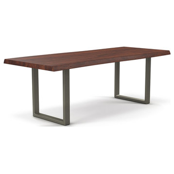 Orleans Dining Table, Americano Pewter Base, 116