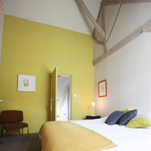 Master Bed/Bath - Lime Green and Grey