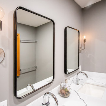 Modern Master Bathroom With Walk In Shower