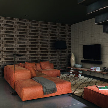 Brick Wallpaper Accent Wall