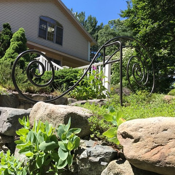 Hand-forged Wrought Iron Rail