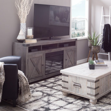 Neutral Small Space Living Room