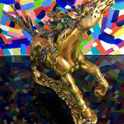 Tracey Keller Bronze Horse Sculptures - Sculptures
