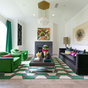 Transitional Living Room
