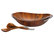 Nambé Braid Salad Bowl With Servers