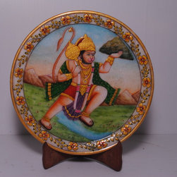 marble decoratives Hanuman ji - Wall Decor
