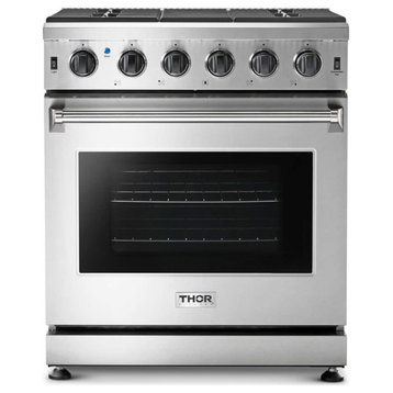 Thor Kitchen LRG3001ULP Liquid Propane 30"W 4.5 Cu. Ft. Capacity - Stainless
