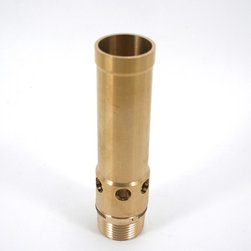 1" Brass Aerated Bubbler Nozzle - Outdoor Fountain And Pond Accessories